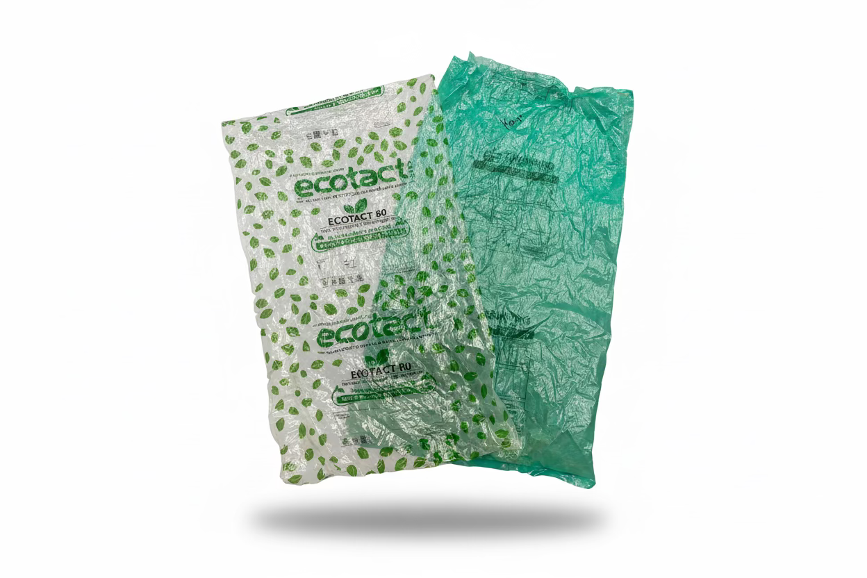 Two GrainPro packaging bags.